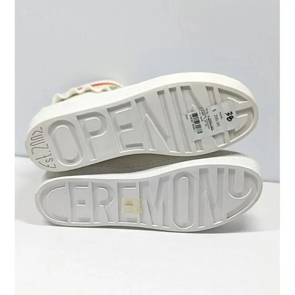 Opening Ceremony Women's Bobby Ruffled Sock Slip-On Sneakers Size 38 (MSRP $250) - Picture 9 of 10